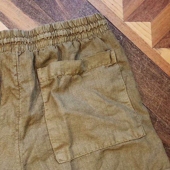 Universal Thread Khaki Linen Shorts Size Small - Picture 9 of 9
